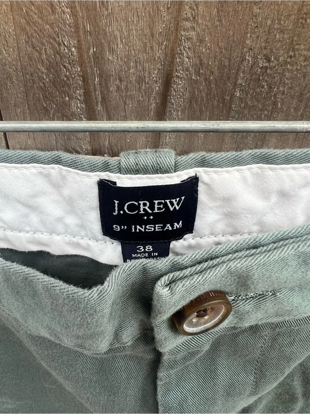 J.Crew Men's Chino Shorts Sage Green 9